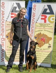 Ina Maiweg mit Bruno